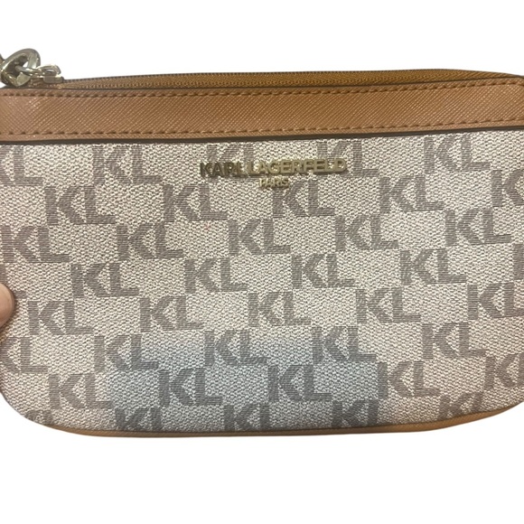 Karl Lagerfeld Wristlet Beige and tan - Picture 3 of 12